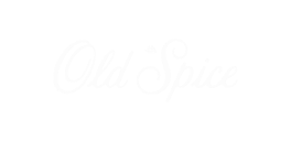Old Spice logo in elegant white script on a black background, representing the brand's iconic men's grooming products.