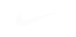 Nike logo in white on a black background, representing the iconic sportswear brand known for athletic footwear, apparel, and equipment.