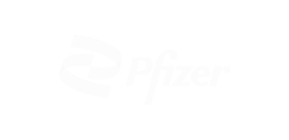 Pfizer logo in white on a black background, representing the pharmaceutical company's brand identity and commitment to healthcare innovation.