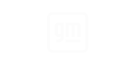 General Motors logo in a minimalist white design on a black background, representing the automotive industry's innovation and brand identity.