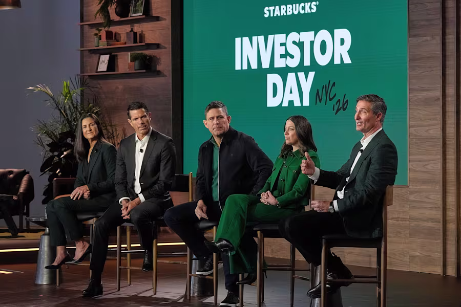 Starbucks Investor Day 2026 panel