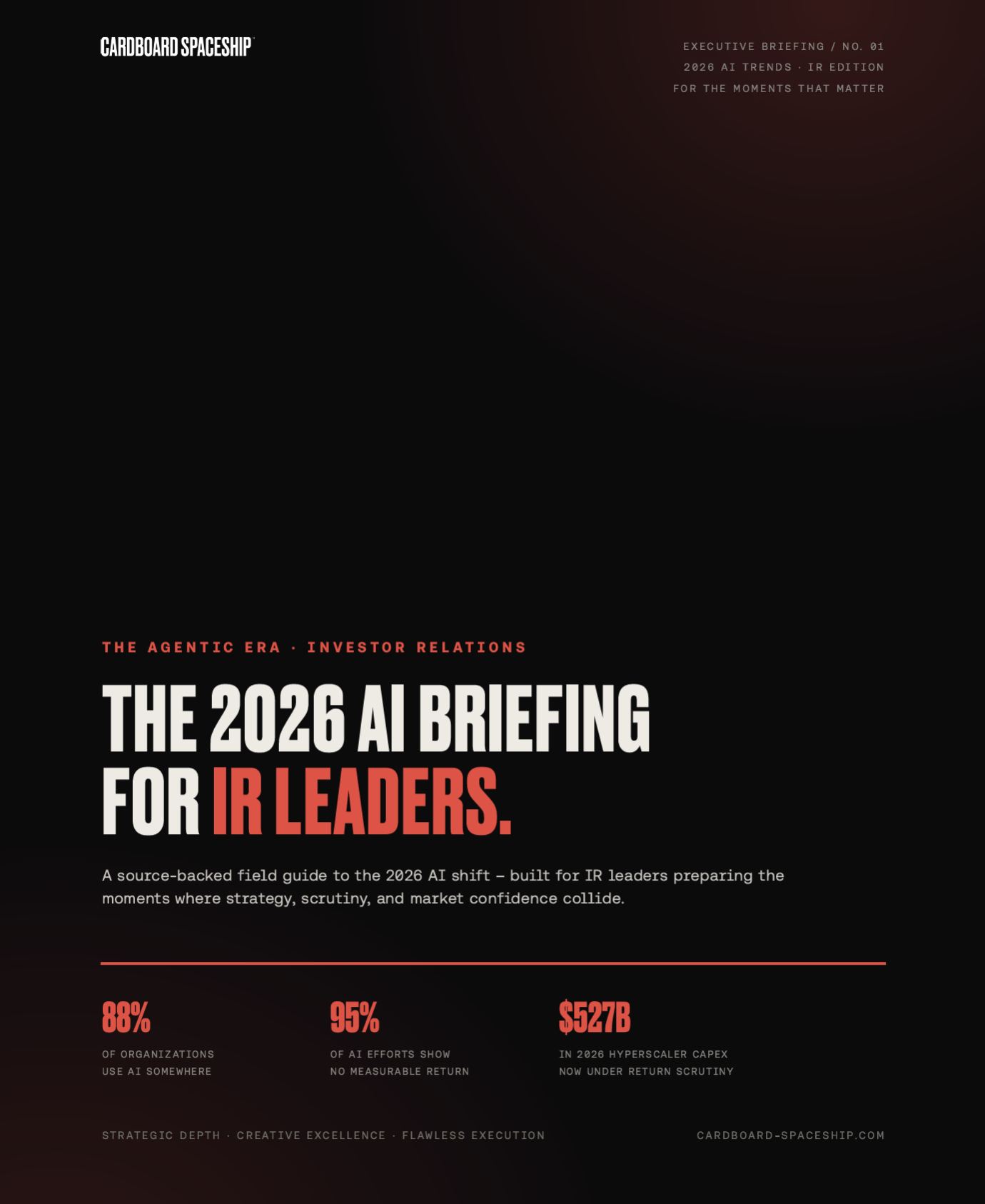 The 2026 AI Briefing For IR Leaders